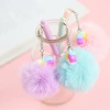 ZF1982 Creative Rainbow Cloud Ball Cute Pendant Gel Pen 0.5 Student Fountain Pen Signature Pen Stationery Application Scenario